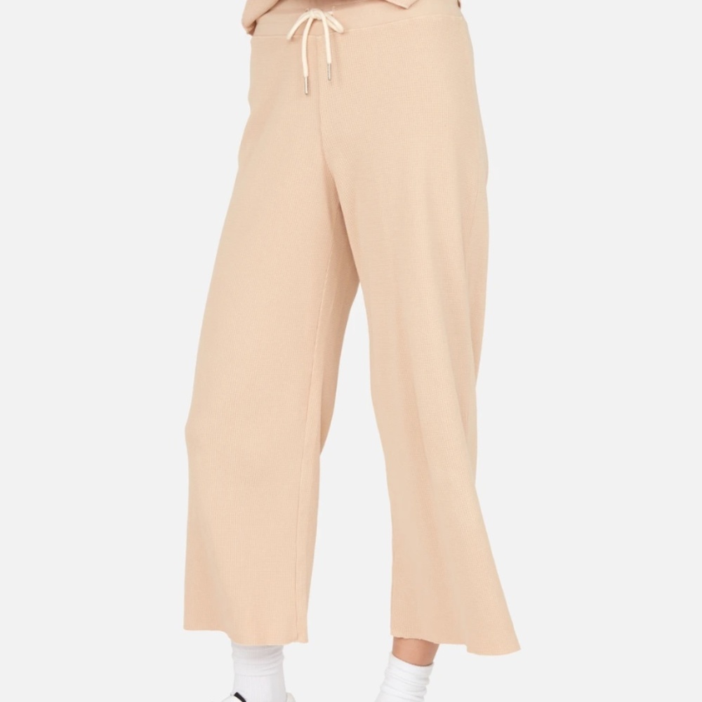 Mate The Label Thermal Wide Leg Crop Pant